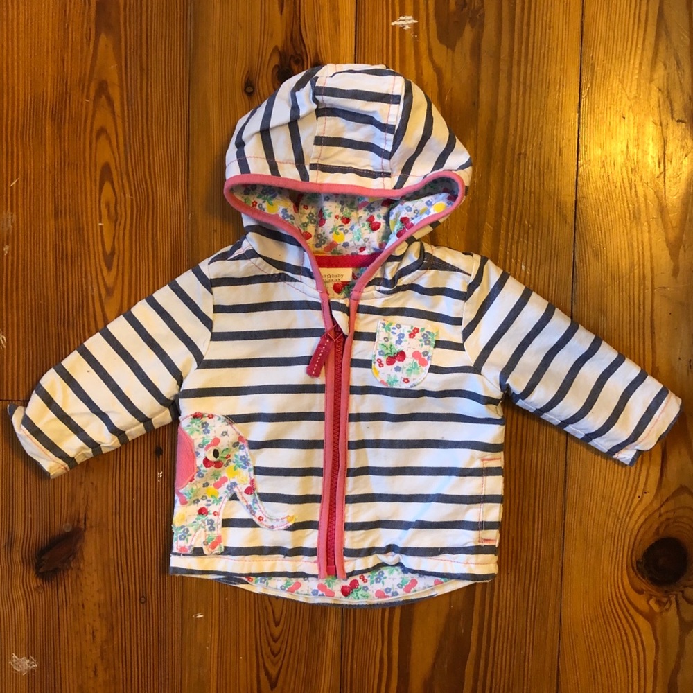 Baby jacket with matching dress